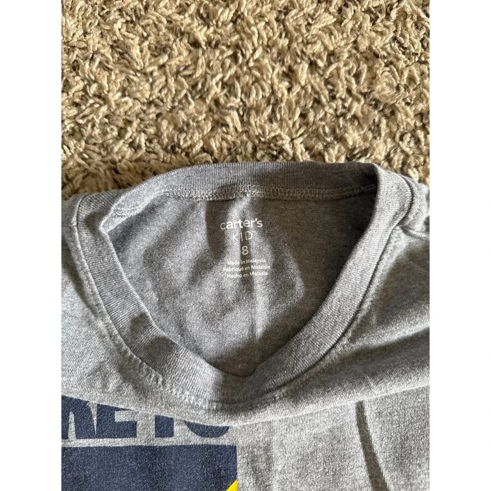 Carter's Boys Gray Navy Blue Yellow  